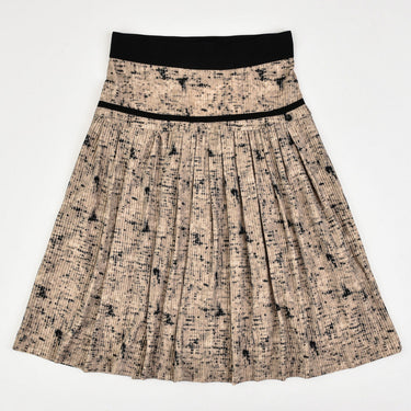 Rib Combo Print Skirt - Kidichic